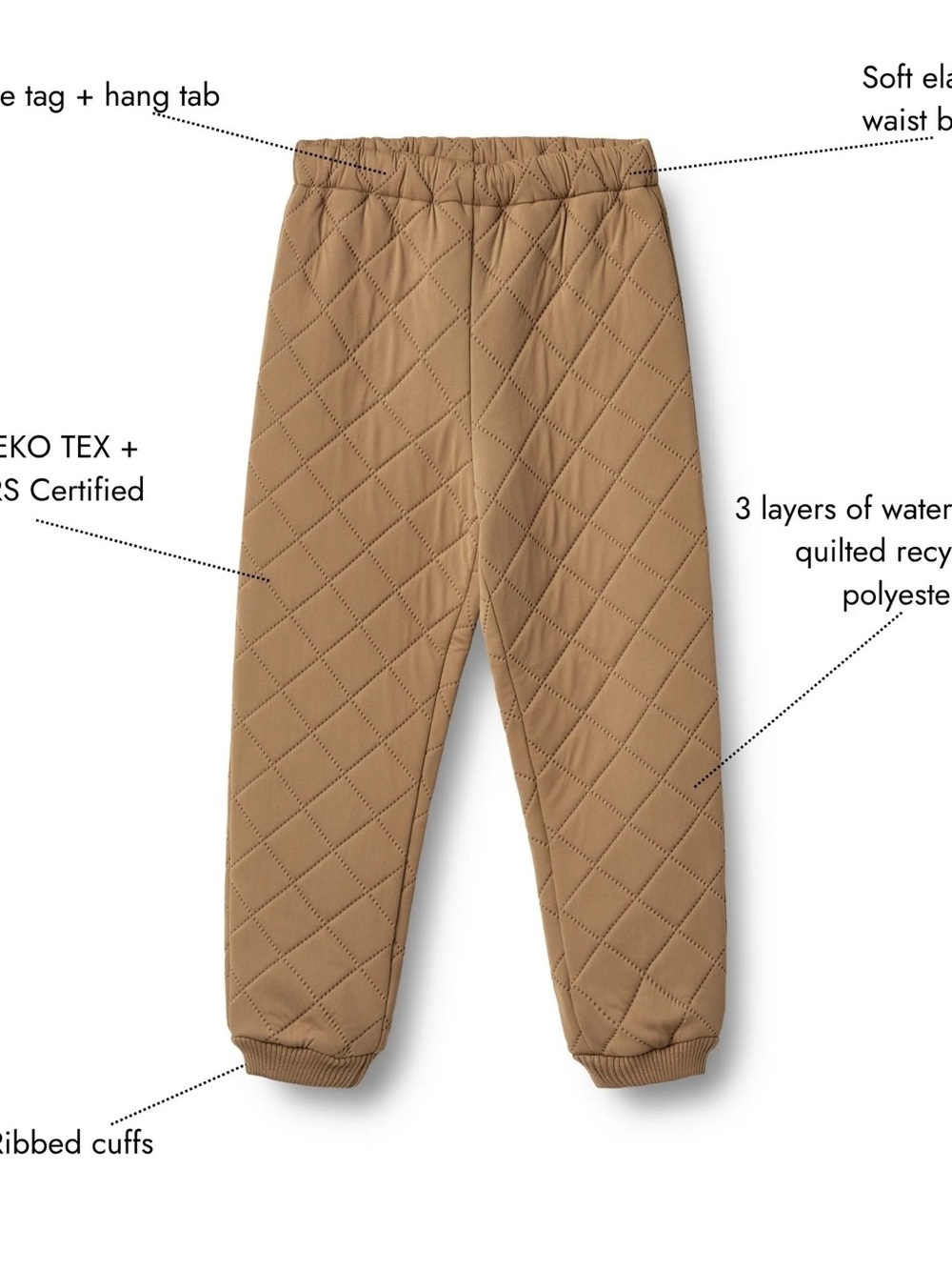 Wheat Kids Thermo Pants